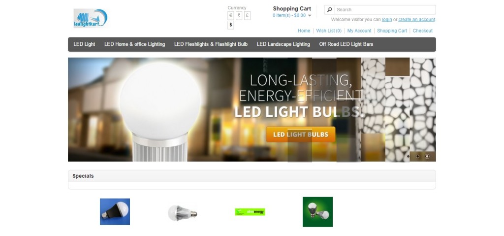 Ecommerce Light online Store