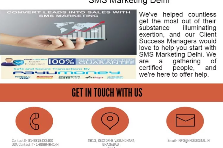 Get SMS Marketing Delhi for your business campaign