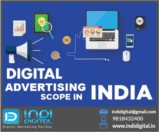 Digital advertising scope in India